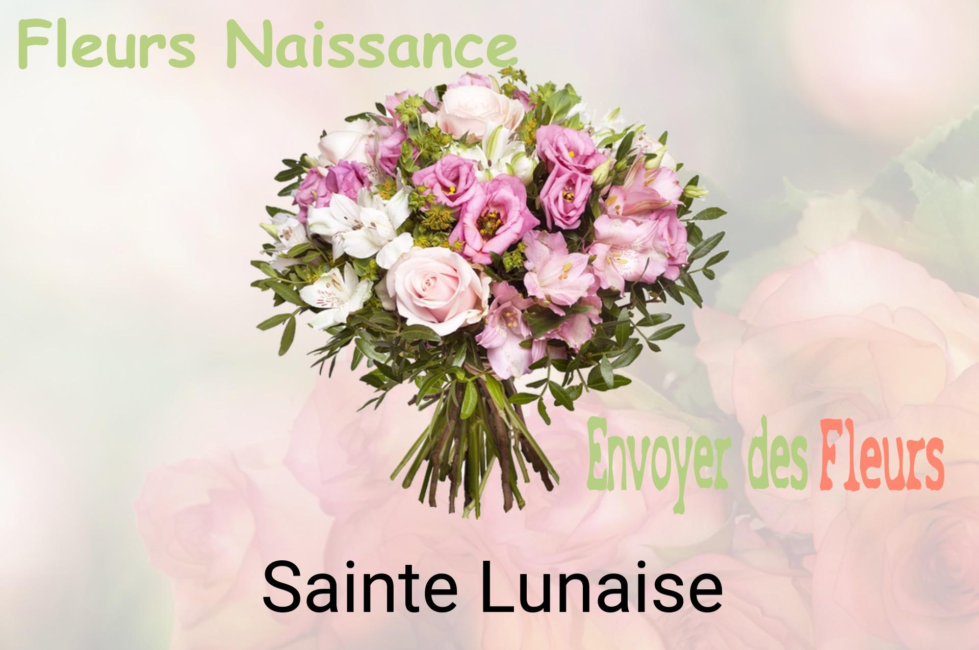 Bouquet de fleurs de naissance livré à Sainte-Lunaise