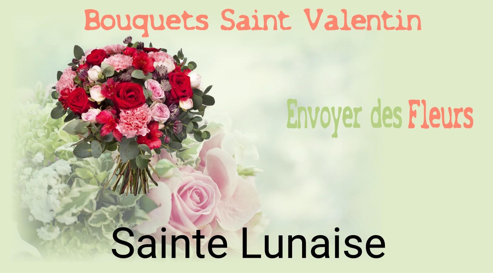 Roses de Saint-Valentin livrées à Sainte-Lunaise